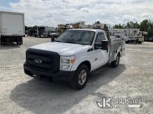 (Villa Rica, GA) 2012 Ford F250 Service Truck Runs & Moves) (Airbag Light On, Body/Paint Damage, Win