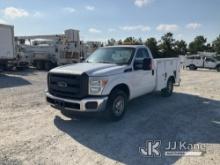 (Villa Rica, GA) 2016 Ford F250 Service Truck, (Southern Company Unit) Runs & Moves) (Body/Paint Dam