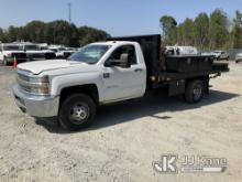 (China Grove, NC) 2015 Chevrolet Silverado 3500HD Flatbed/Service Truck Runs & Moves) (Body/Paint Da