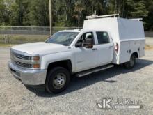 (China Grove, NC) 2016 Chevrolet Silverado 3500HD 4x4 Crew-Cab High Top Service Truck Runs & Moves)