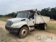 (Dothan, AL) 2007 International 4200 Dump Truck, (Municipality Owned) Runs & Moves) (Jump To Start,