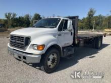 (Verona, KY) 2003 Ford F650 Flatbed Truck Runs & Moves) (Clutch Noise