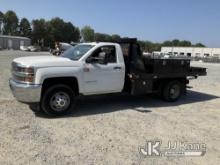 (China Grove, NC) 2016 Chevrolet Silverado 3500HD Flatbed/Service Truck Run & Moves) (Paint Damage