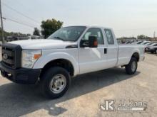 2012 Ford F250 4x4 Extended-Cab Pickup Truck Runs, Moves) (Check Engine Light On) (ABS Light On) (Tr