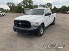 2015 Dodge 1500 4x4 Extended-Cab Pickup Truck Runs & Moves) (Rust On Both Rocker Panels) (Dent & Sma