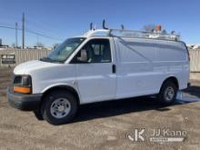 2012 Chevrolet Express G2500 Cargo Van Runs & Moves) (Cracked Windshield, Cracked Drivers Mirror Hou