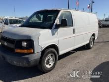 2008 Chevrolet Express G2500 Cargo Van Runs & Moves) (Jump to Start, Check Engine Light On, Paint Da