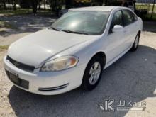 2012 Chevrolet Impala 4-Door Sedan Runs & Moves) (Check Engine Light On, ABS Light on,  Jump To Star