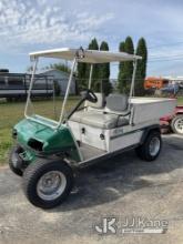 2001 Club Car Turf-2 Golf Cart Runs, Moves) (Frame Bent, Wheel Rubs, Body Damage