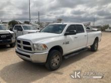 2018 RAM 2500 4x4 Crew-Cab Pickup Truck Runs & Moves) (Jump To Start) (Cracked Windshield