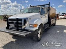 2013 Ford F750 Water Tank Truck Runs and moves) (Operates