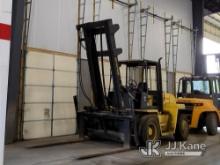 2001 Hyster H190XL Pneumatic Tired Forklift, Warehouse Used Runs, Moves & Operates