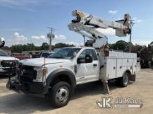 Altec TA41M, Articulating & Telescopic Material Handling Bucket Truck mounted behind cab on 2019 For