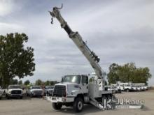 Terex Commander C7070, Digger Derrick rear mounted on 2014 Freightliner 108SD T/A Flatbed/Utility Tr