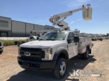 Altec AT200-A, Articulating & Telescopic Bucket Truck mounted behind cab on 2019 Ford F450 Utility T