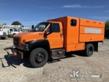 2009 GMC C6500 Chipper Dump Truck Runs, Does Not Move-Drivetrain Issue-Not Roadworthy-Bound Up, PTO 