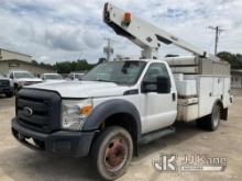 Versalift TEL29, Telescopic Non-Insulated Bucket Truck mounted behind cab on 2013 Ford F450 Service 