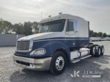 2007 FREIGHTLINER CL120 Tri-Axle Truck Tractor Runs, moves, operates) (Sticker on dash says 1,278,77