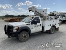 Versalift VST236I, Articulating & Telescopic Material Handling Bucket Truck mounted behind cab on 20