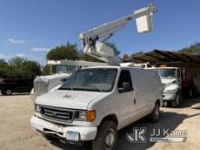 Altec AT200-AV, Telescopic Bucket Truck mounted on 2005 Ford E350 Cargo Van Runs, Moves & Upper Oper