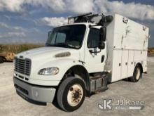 2014 Freightliner M2 106 Air Compressor/Enclosed Utility Truck Runs & Operates)(Air Leak In System W