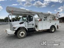 Altec AM55-E, Over-Center Material Handling Bucket Truck rear mounted on 2014 International 7400 WOR