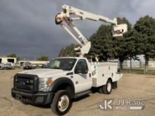 Altec AT37G, Articulating & Telescopic Bucket Truck mounted behind cab on 2016 Ford F550 4x4 Service