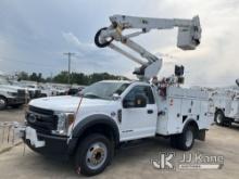 Altec AT37G, Articulating & Telescopic Bucket Truck mounted behind cab on 2019 Ford F550 Service Tru