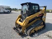 2014 Caterpillar 259D Skid Steer Loader Runs, Moves & Operates) (Paint Damage, No Bucket