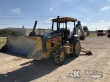 2017 John Deere 310 SL 4x4 Tractor Loader Backhoe Runs & Operates) (No Key, Code Start