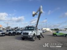 HiRanger 5TC-55, Material Handling Bucket Truck center mounted on 2018 Freightliner M2 4x4 Utility T