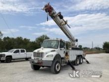 Altec D3055-TR, Digger Derrick rear mounted on 2010 Freightliner M2-106 6X6 T/A Utility Truck Runs, 