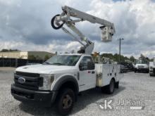 Altec AT40G, Articulating & Telescopic Bucket Truck mounted behind cab on 2018 Ford F550 Service Tru