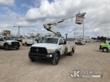 Versalift TEL29NE03, Telescopic Non-Insulated Bucket Truck mounted behind cab on 2012 Dodge Ram 4500