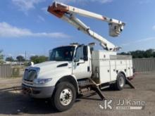 Terex/HiRanger SC45, Over-Center Bucket Truck rear mounted on 2015 International Durastar 4300 Utili