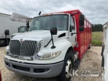 2014 International Durastar Utility Truck Not Running, Condition Unknown , Cranks