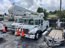 Altec AA755-MH, Material Handling Bucket Truck rear mounted on 2012 International Durastar 4300 Util