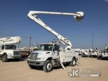 Altec AA55, Material Handling Bucket Truck rear mounted on 2017 International Durastar 4300 Utility 