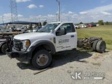 2017 Ford F550 4x4 Cab & Chassis, Cooperative Owned Not Running, Condition Unknown,  Missing Parts