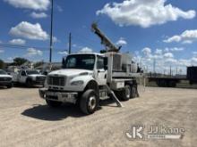 Altec HD35A-12, Pressure Digger rear mounted on 2014 Freightliner M2 106 6x6 T/A Flatbed/Utility Tru