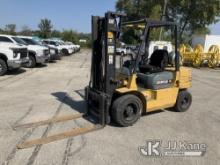 Caterpillar GP30 Solid Tired Forklift Runs, Moves, Operates, No LP Tank