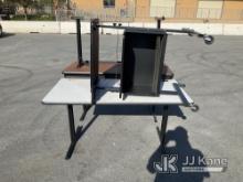 (Jurupa Valley, CA) Foldable Tables & Desks (Used) NOTE: This unit is being sold AS IS/WHERE IS via