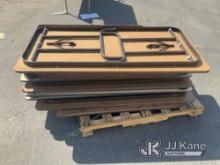 (Jurupa Valley, CA) 1 Pallet Of Foldable Tables (Used) NOTE: This unit is being sold AS IS/WHERE IS