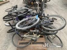 1 Pallet Of Bicycles (Used) NOTE: This unit is being sold AS IS/WHERE IS via Timed Auction and is lo