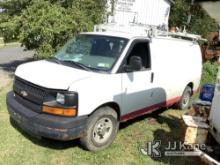 2011 Chevrolet Express G2500 Cargo Van Start with Jump, Runs & Moves, Bad Brakes, Body & Rust Damage