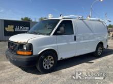 2013 GMC Savana G1500 AWD Cargo Van Runs & Moves, Body & Rust Damage