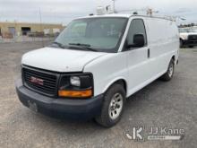 2014 GMC Savana G1500 AWD Cargo Van Runs & Moves, Body & Rust Damage