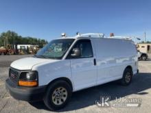 2013 GMC Savana1500 AWD Cargo Van Run & Moves, Body & Rust Damage, Check Engine Light On