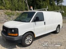 2013 GMC Savana G1500 AWD Cargo Van Runs & Moves) (Airbag Light On, Body & Rust Damage