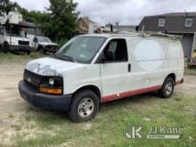 2010 Chevrolet Express G2500 Cargo Van Starts with Jump, Runs & Moves, Body & Rust Damage